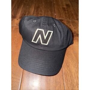 New Balance‎ Logo Hat Men Black Snap Back Cap New With Tags